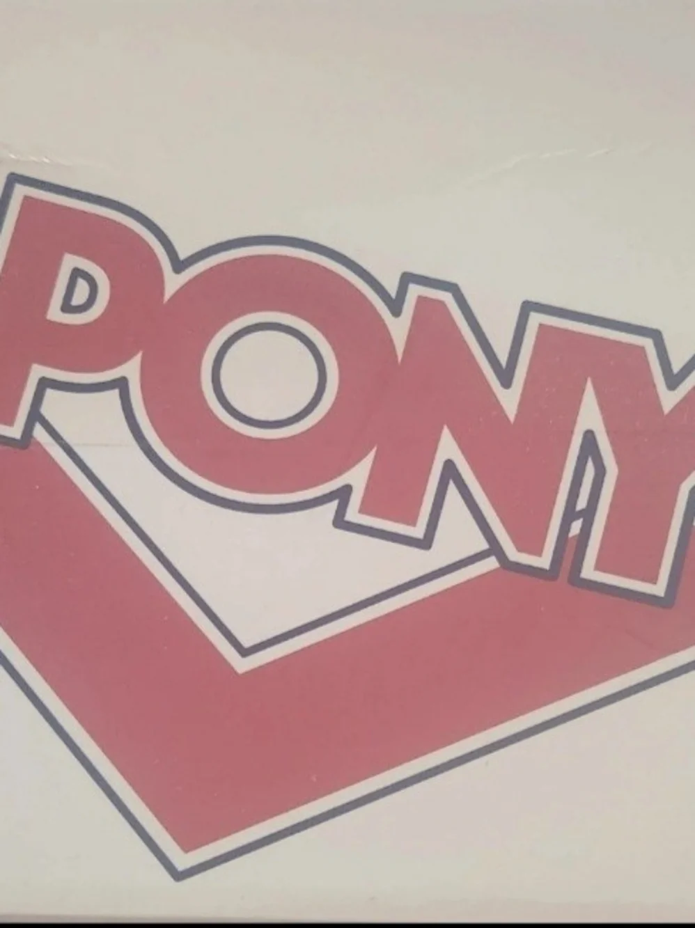 PONY Black and White Low-Top Athletic Sneakers